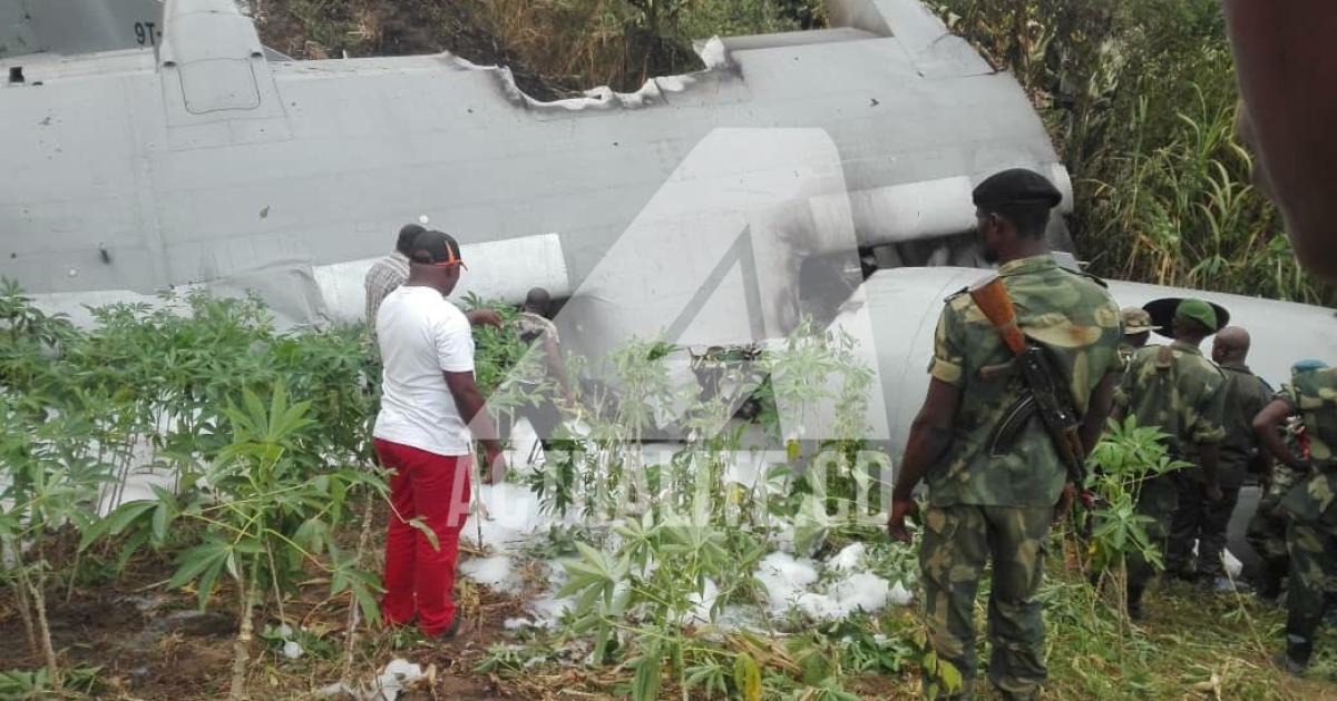 Crash d'un aéronef de l'armée à l'aéroport de Beni.
