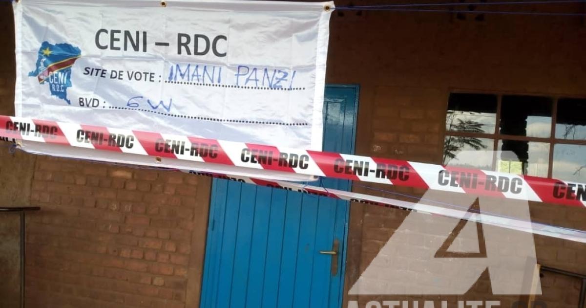 Un bureau de vote fermé à Bukavu par manque de machine à voter.