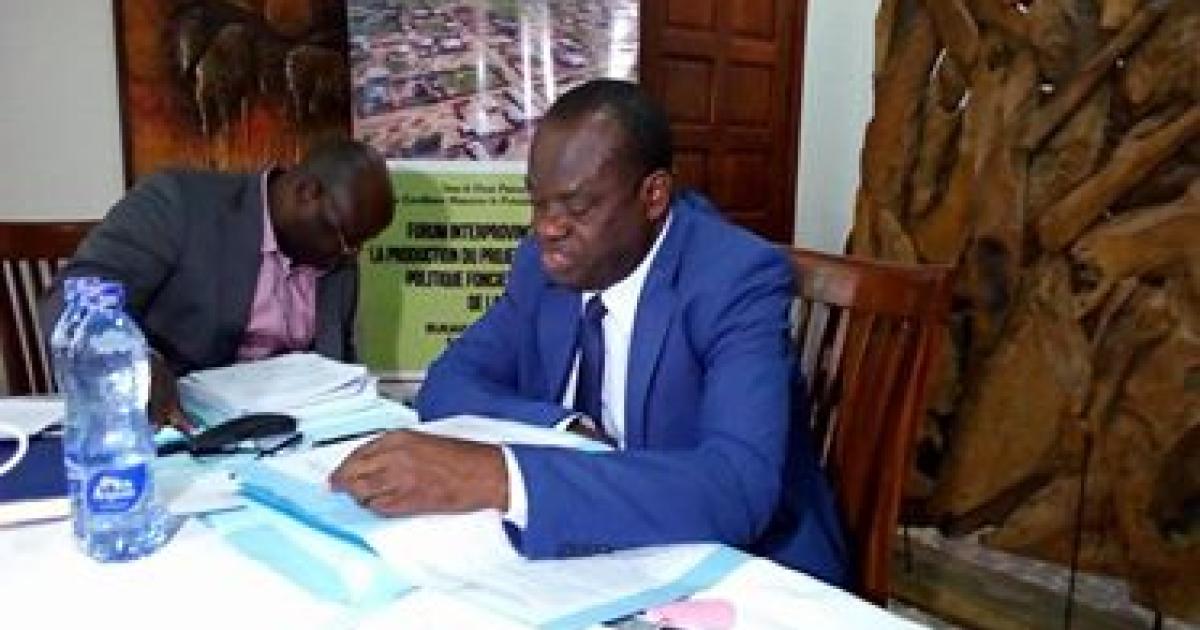 Gabriel Nyamba, Représentant du secrétaire général aux affaires foncières