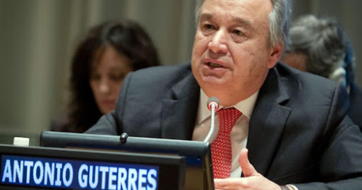 Antonio Guterres, le nouveau Secrétaire général de l’ONU. Photo ONU/Manuel Elias.