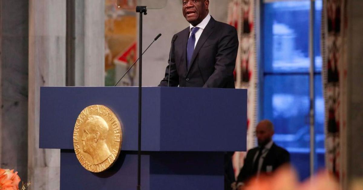Docteur Denis Mukwege à Oslo, en Norvège
