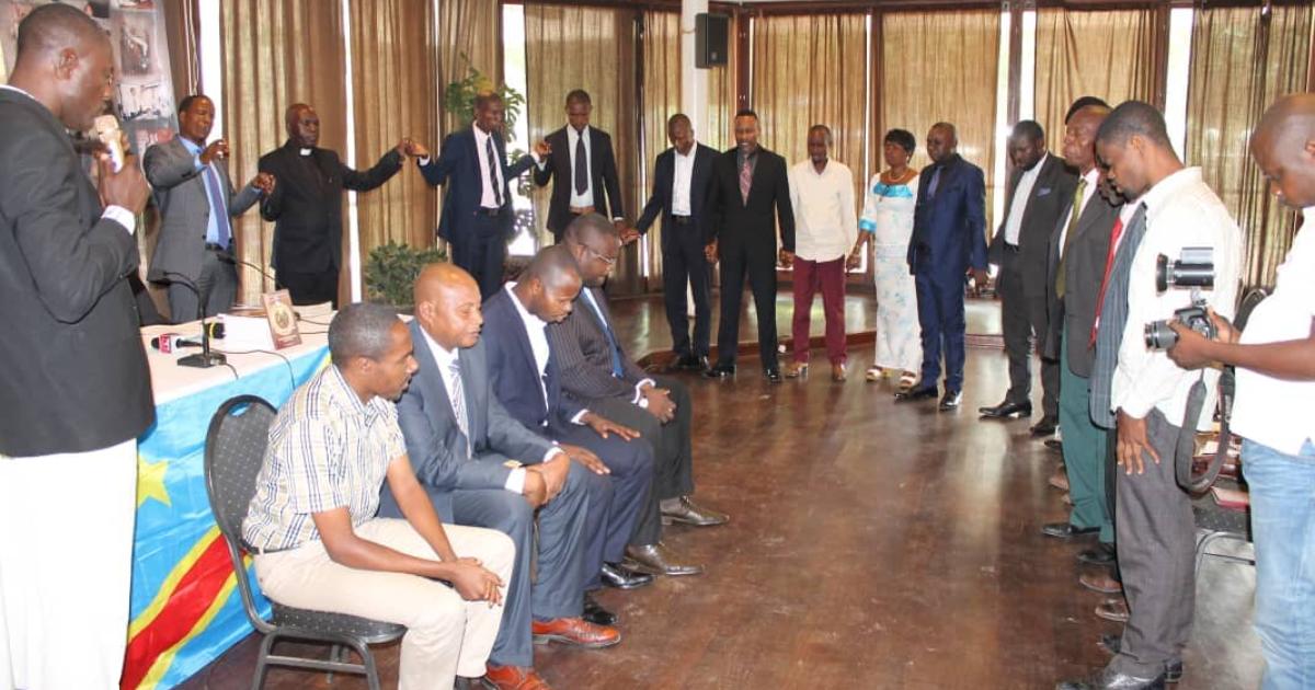 En pleine vulgarisation du livre " Le plan de Dieu pour la RDC "