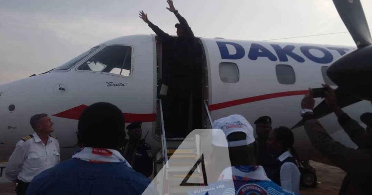 Ramazani Shadary arrivé ce mercredi 12 décembre 2018 à Bunia