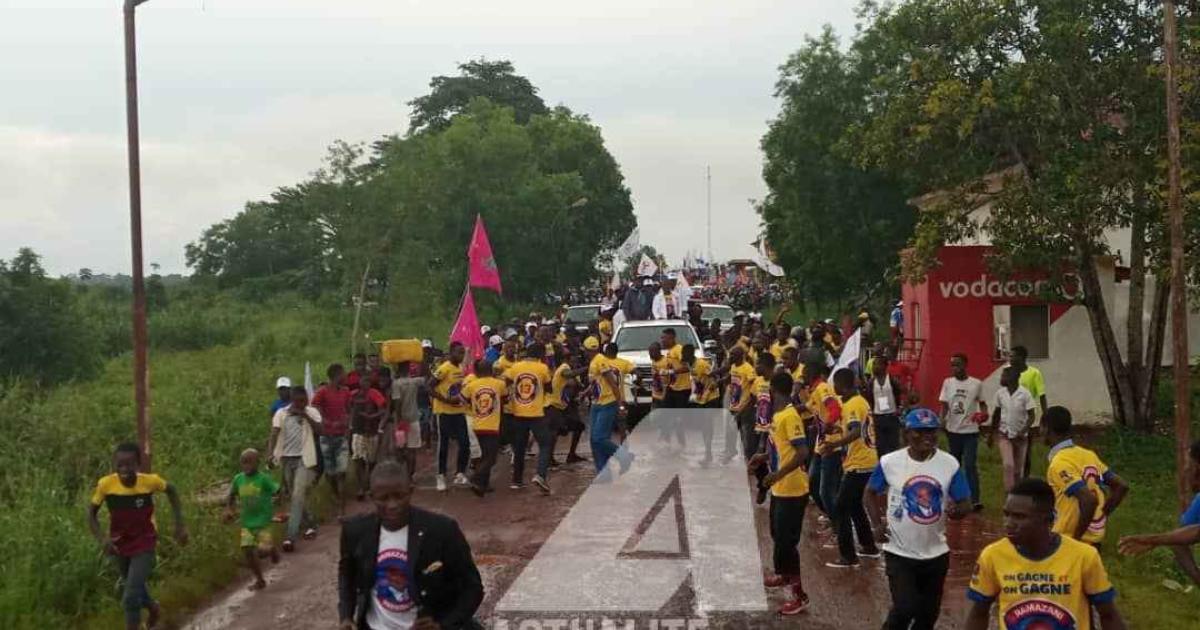 Une mobilisation du FCC pour accueillir Ramazani Shadary à Mbandaka