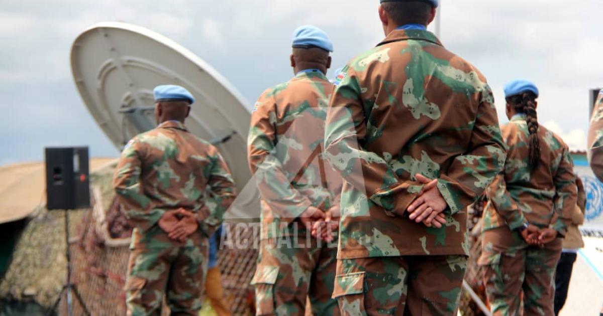 Des casques bleus sud -africains dans l'est de la RDC / Ph. Mulegwa 