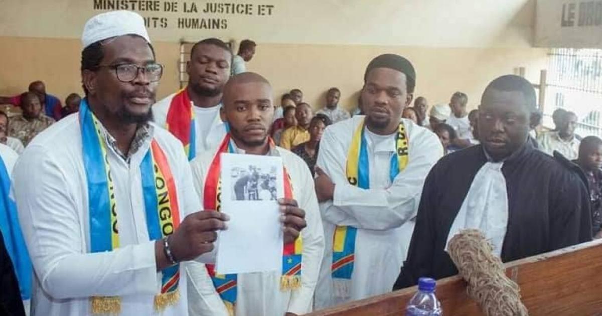 Les militants Filimbi pendant le procès  / Ph. Droits tiers 