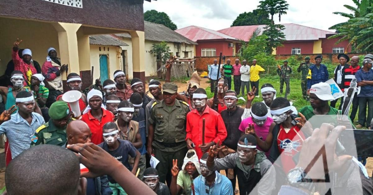 Une cinquantaine de miliciens Kamuina Nsapu rendus aux autorités militaires à Kananga.