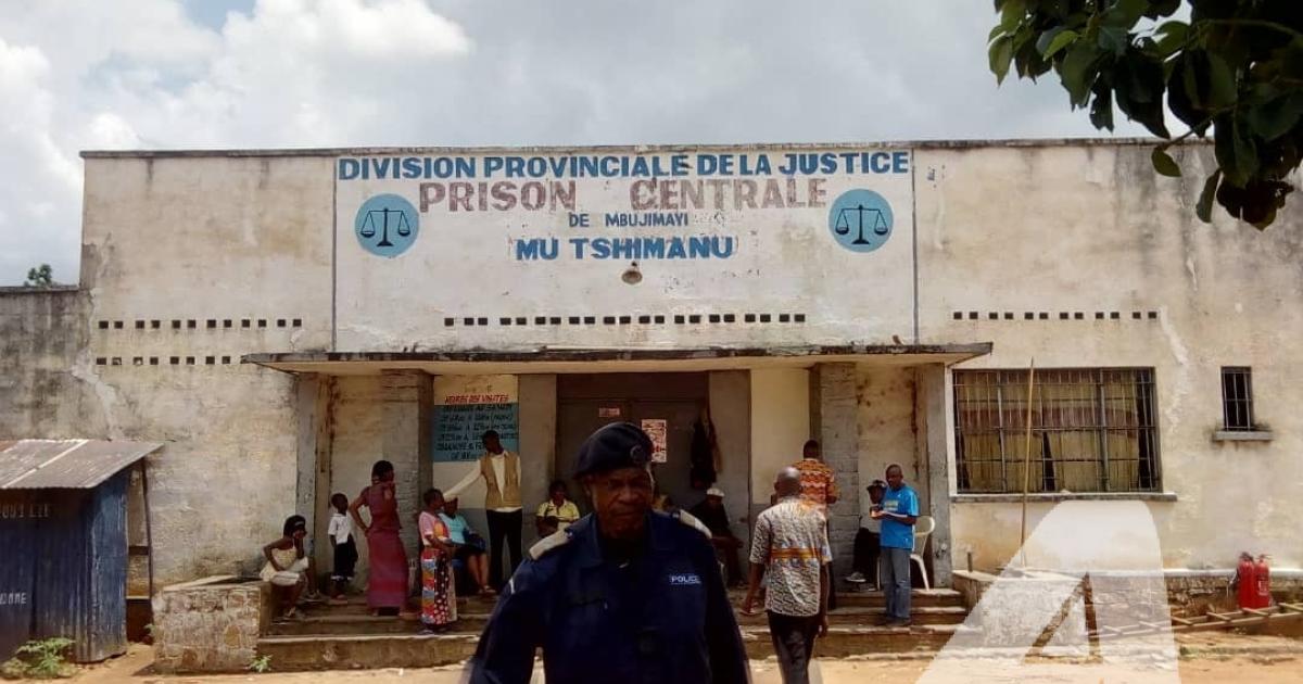 Une vue de la prison centrale de Mbuji Mayi/Ph. ACTUALITE.CD