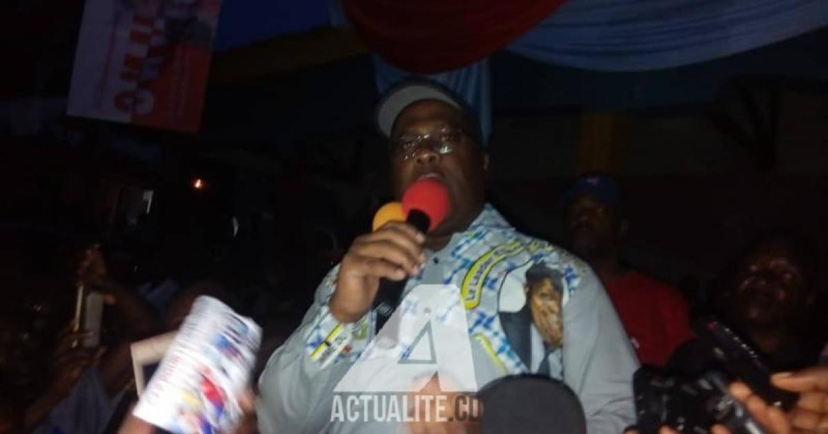 Félix Tshisekedi en campagne électorale.