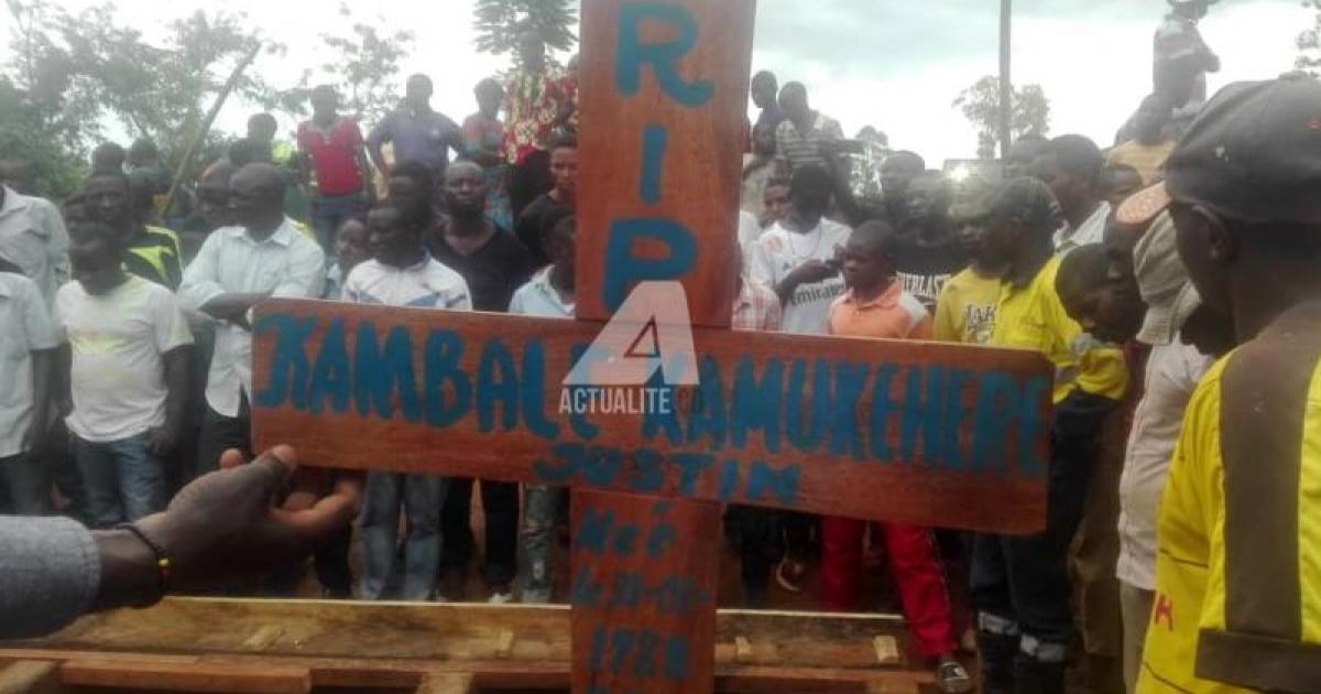 Illustration/inhumation d'une victime d'attaque des combattants ADF à Beni/Ph Yassin Kombi ACTUALITE.CD