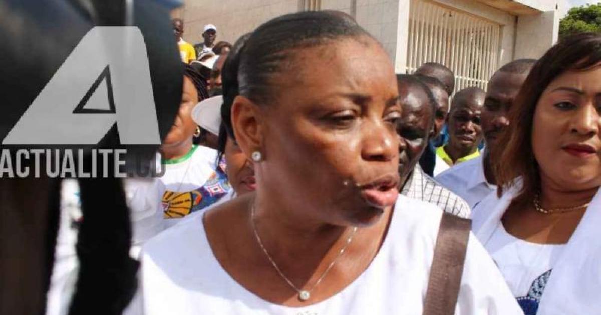 Eve Bazaiba, secrétaire générale du MLC/Ph ACTUALITE.CD
