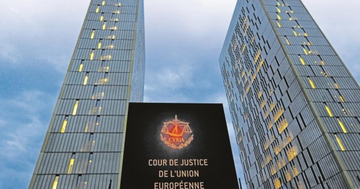Le siège de la cour de Justice de l'UE 