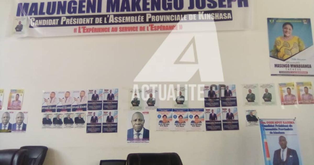 Campagne pour les postes au Bureau définitif de l'Assemblée provinciale de Kinshasa/Ph. Auguy Mudiayi
