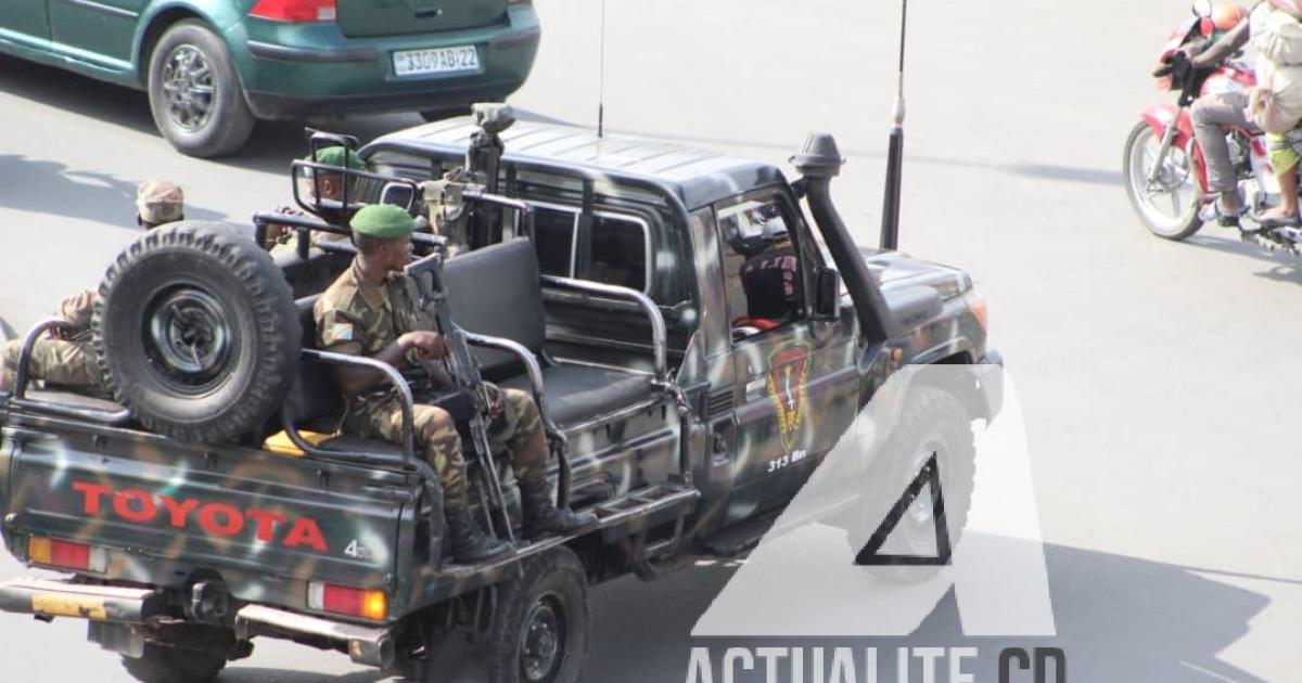 Illustration/Un car des FARDC en circulation sur le boulevard Kanyamuhanga/Ph Ley Uwera ACTUALITE.CD