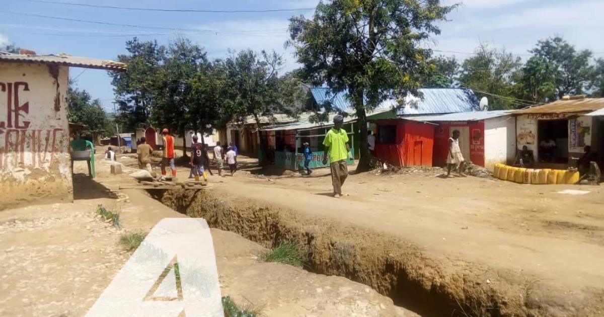 Une avenue de la cité de Baraka dans le territoire de Fizi/Ph Lubunga Lavoix