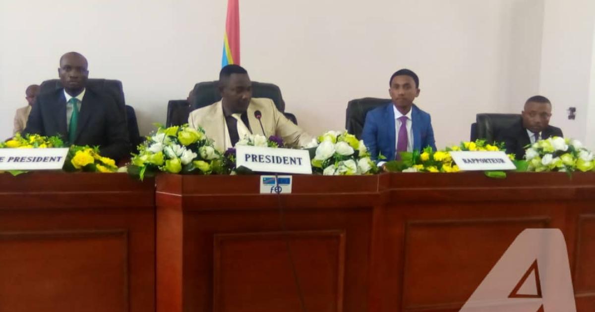Godé Mpoyi, président de l'Assemblée provinciale de Kinshasa/ph. ACTUALITE.CD