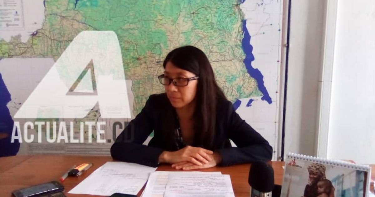 Dr Joanne Lui, la Présidente internationale  de l’ONG Médecins Sans Frontière (MSF)/Ph. Auguy Mudiayi