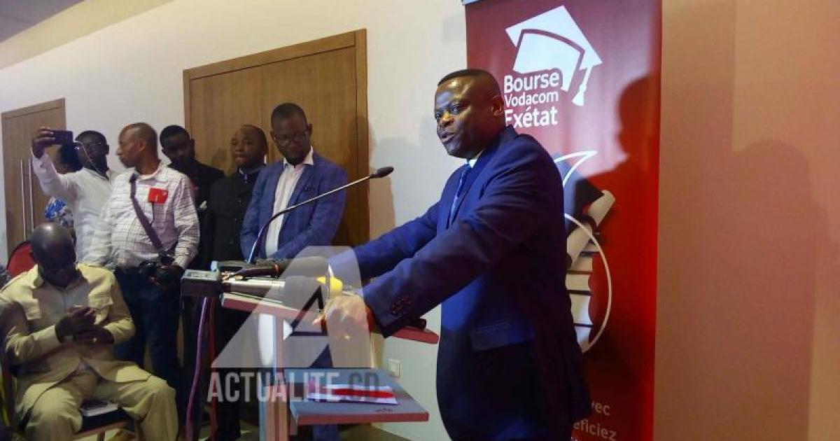 Gaston Musemena, ministre de l'EPSP/Ph.ACTUALITE.CD de Auguy Mudiayi