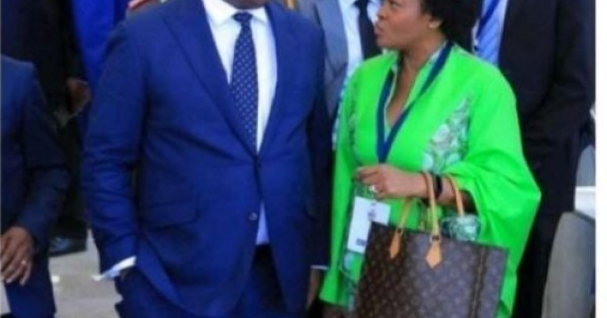 Lydie Omanga , directrice de la  communication du président Félix Tshisekedi  