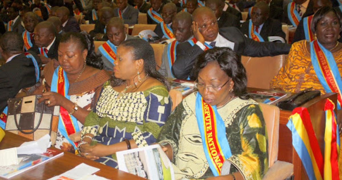 Femmes à l'assemblée nationale. Photo Radio Okapi