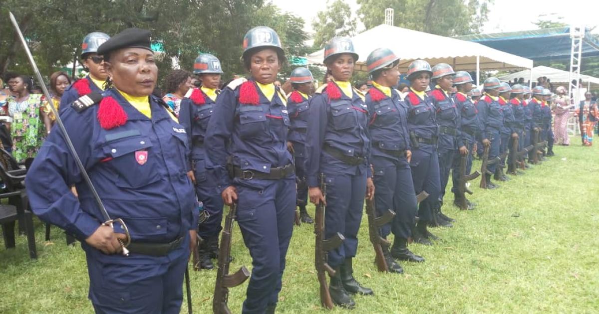  Femmes policières lors de la Célébration du 08 mars à l'Académie des Beaux-Arts
