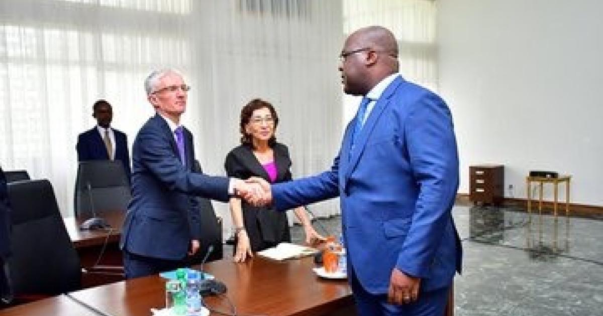 Lowcock reçu par Tshisekedi / Ph. Droits tiers  