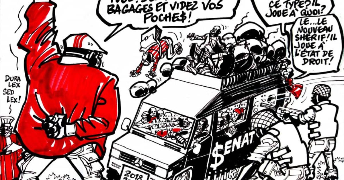 Caricature ACTUALITE.CD réalisée par Kash