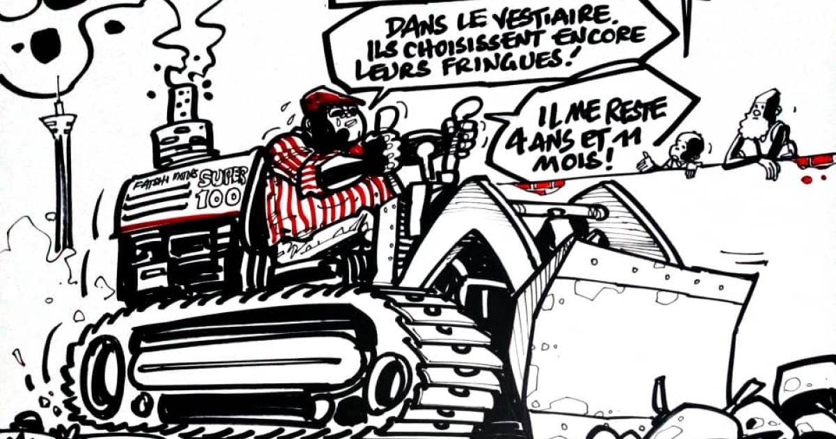 Caricature ACTUALITE.CD réalisée par Kash