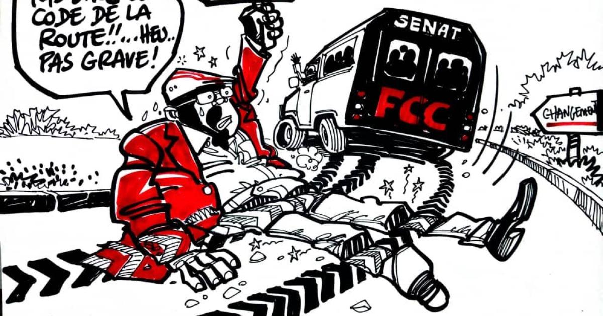 Caricature ACTUALITE.CD réalisée par Kash