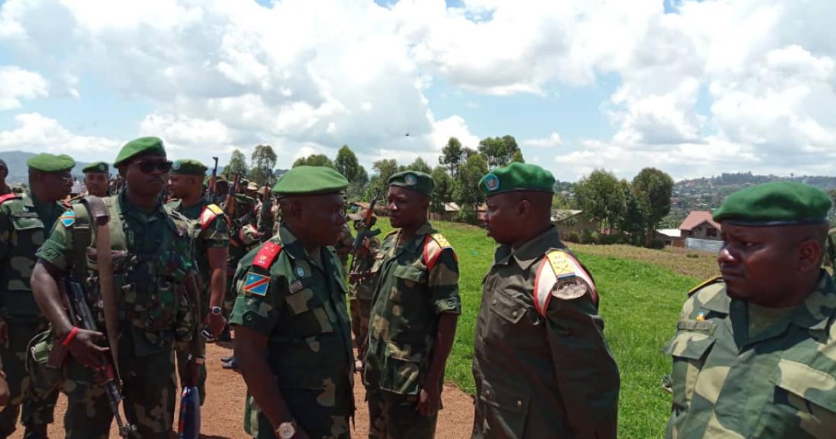 Le Général Amisi au Nord - Kivu / Ph. Yassin Kombi 