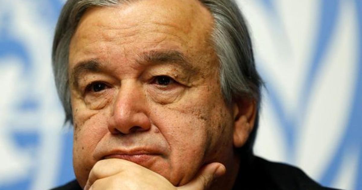 Le chef de l'ONU 