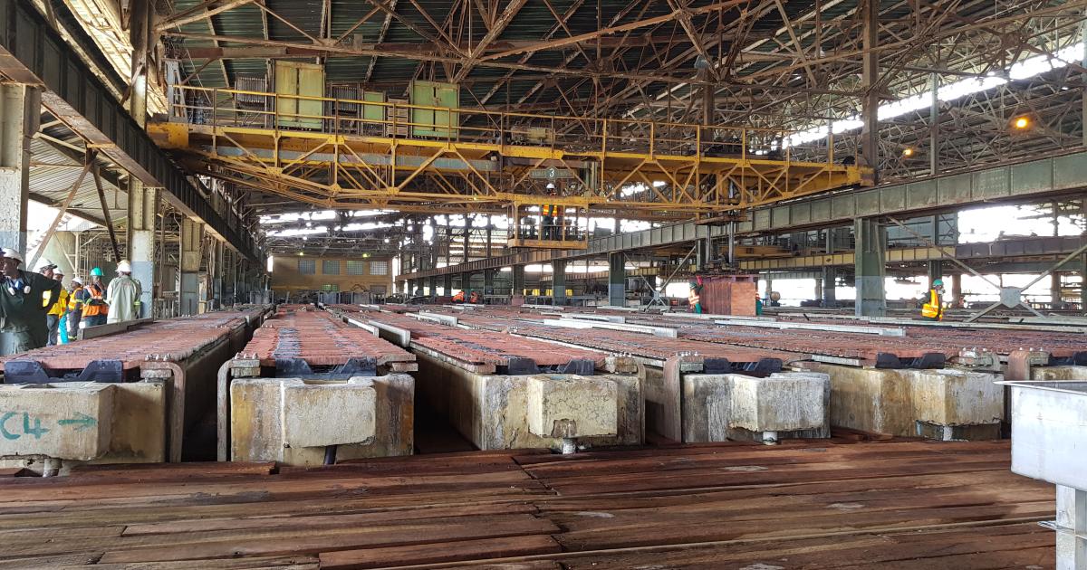 Une usine de production des cathodes de la Gecamines / ACTUALITE.CD 
