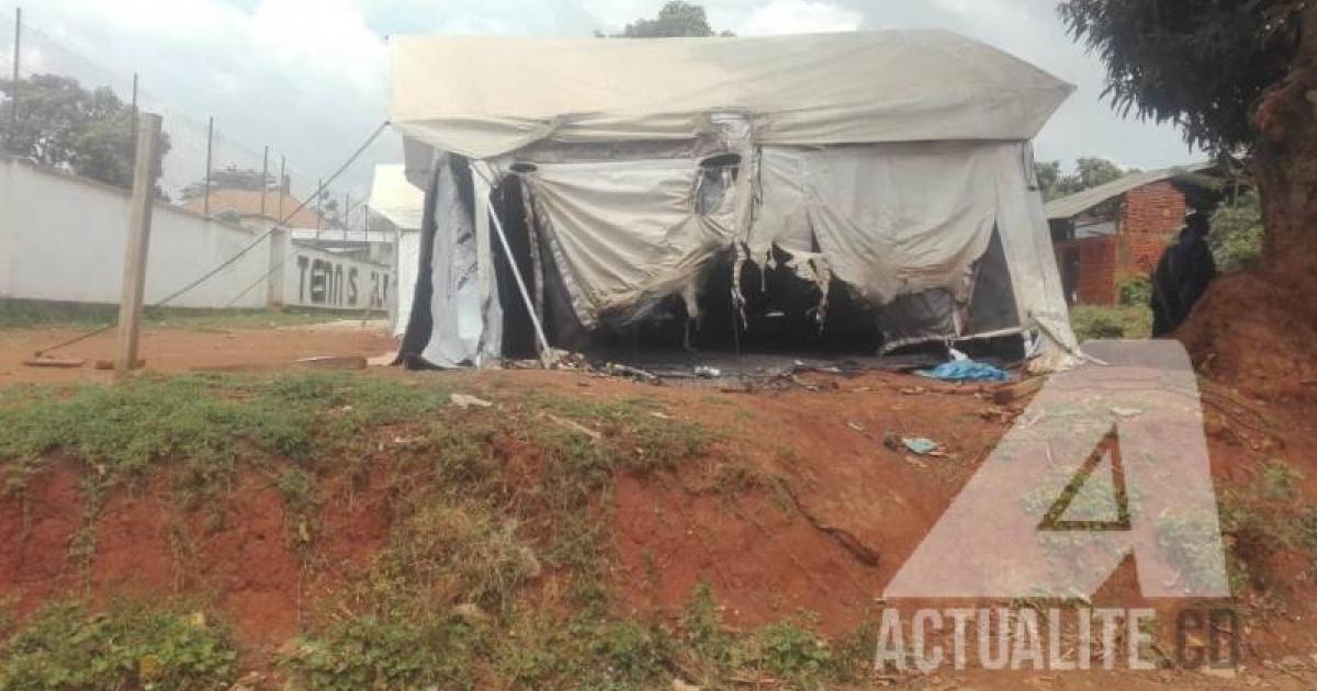 Centre de prise en charge d'Ebola à Beni