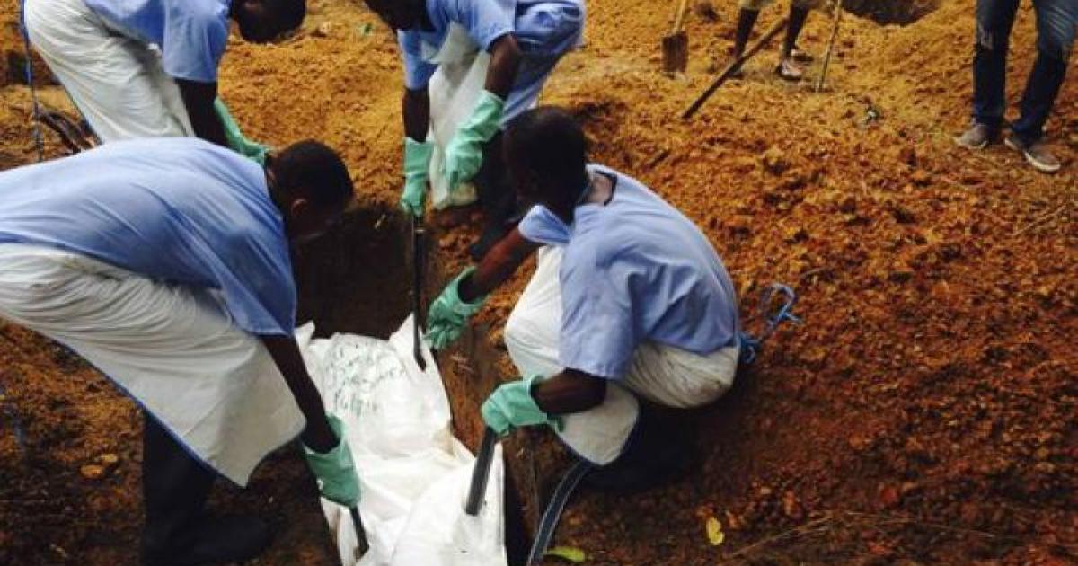 Enterrement d'un malade d'Ebola / DR 