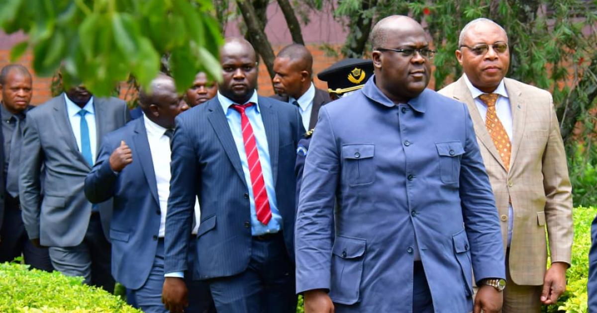 Le PR Felix Tshisekedi à Goma / DR 