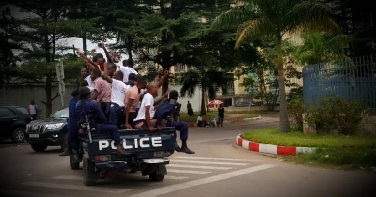 Des militants Lucha interpellés à Kinshasa / Ph . Pascal Mulegwa 