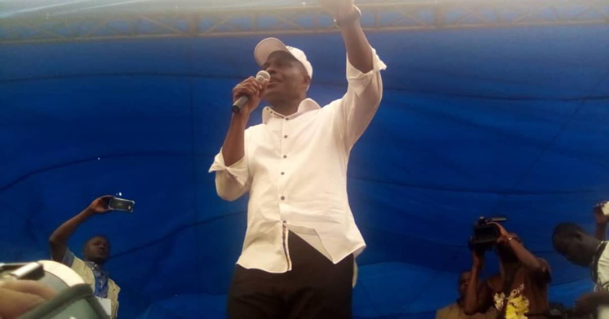 Martin Fayulu et Muzito à Sainte Thérèse  / Ph. Auguy Mudiayi 