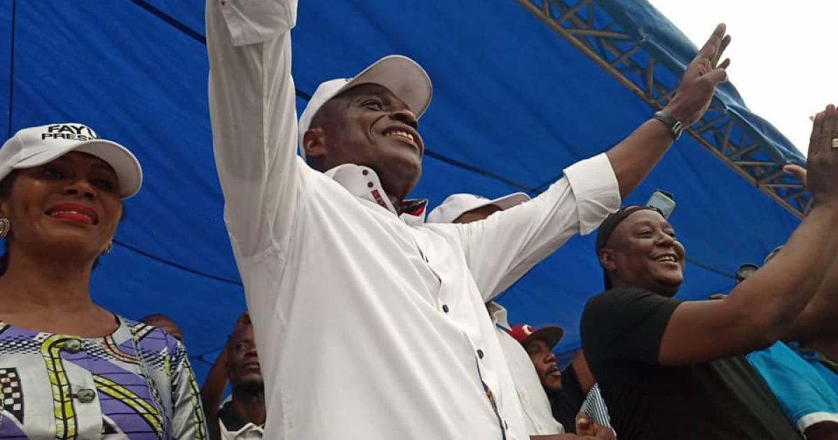 Martin Fayulu  à Sainte Thérèse  / Ph. Christine Tshibuyi 