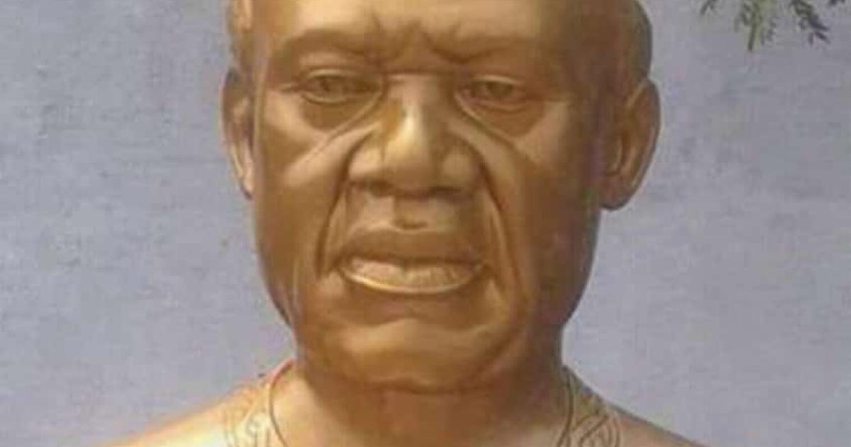 Buste du poète Lutumba Simaro