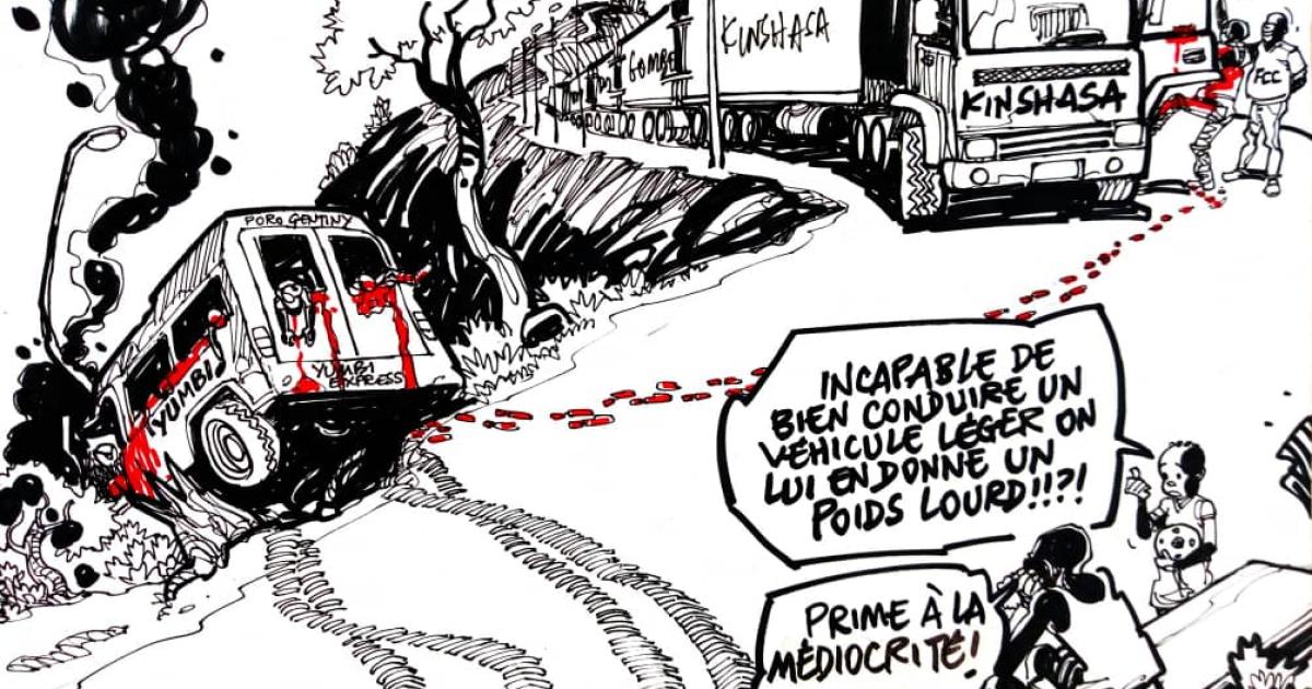 Caricature ACTUALITE.CD réalisée par Kash