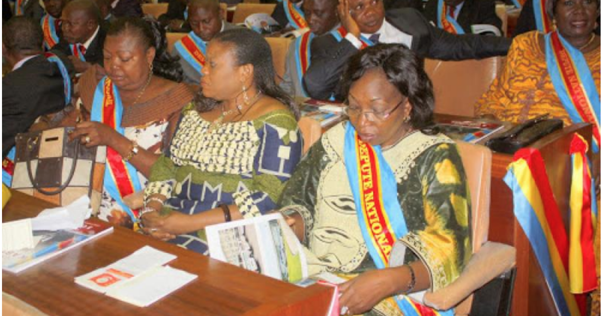 Femmes à l'assemblée nationale. Photo Radio Okapi