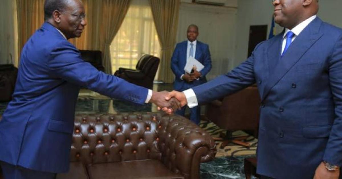 Félix Tshisekedi et Ilunga Ilunkamba/Ph Présidence