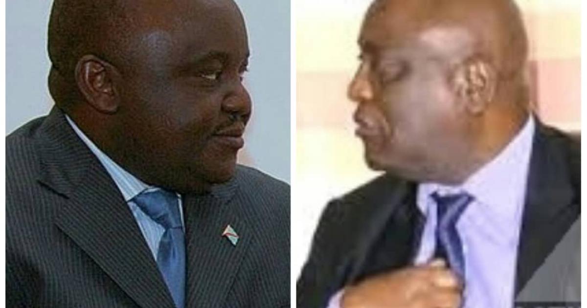 De gauche à droite, Mbusa Nyamwisi et Pierre Lumbi