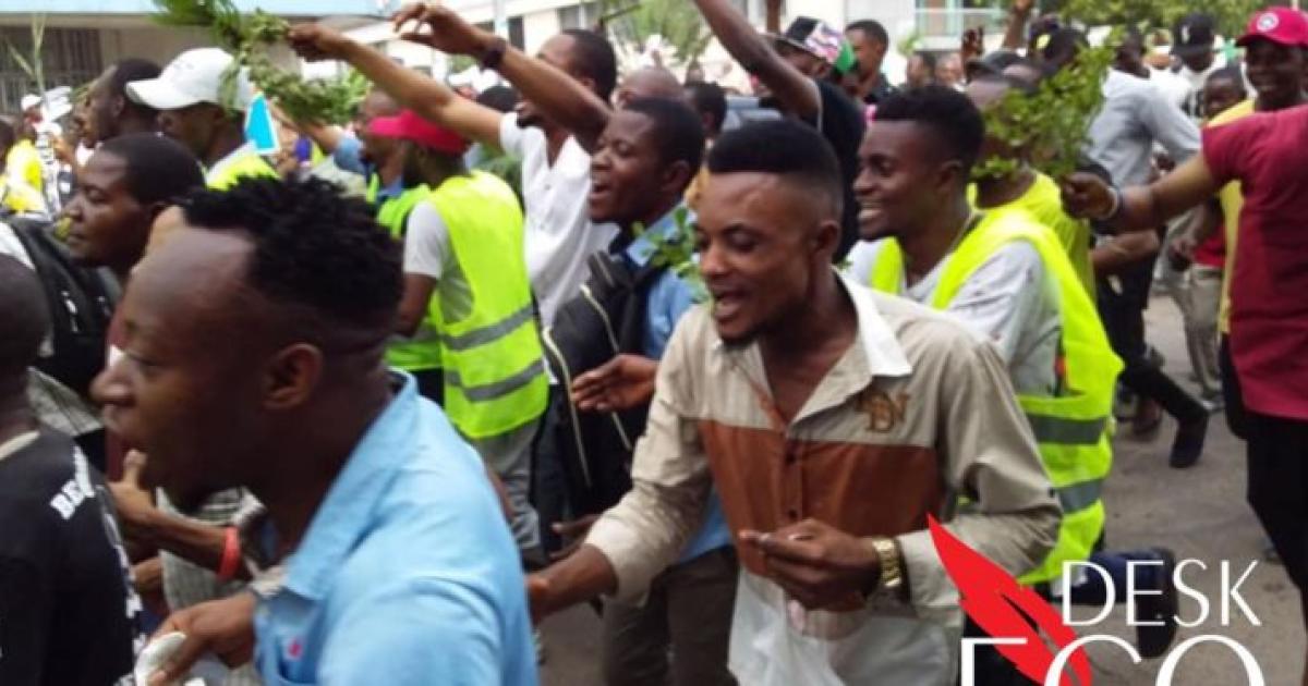 Manifestations des employés des commerces étrangers à Kinshasa/Photo d'illustration