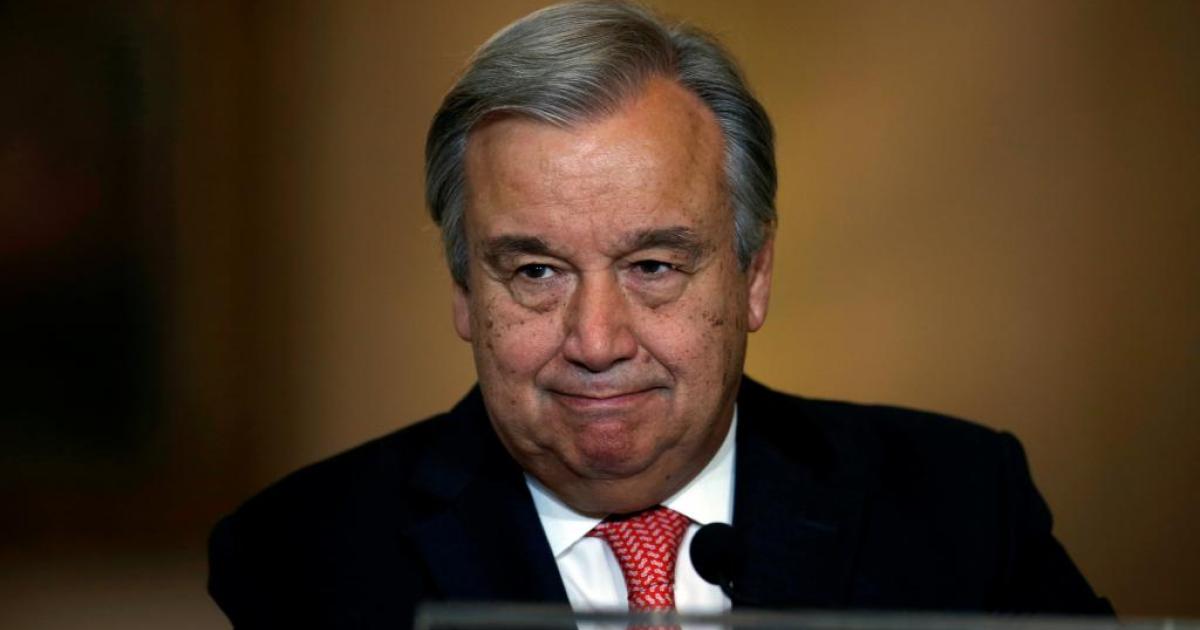 Le chef de l'ONU 
