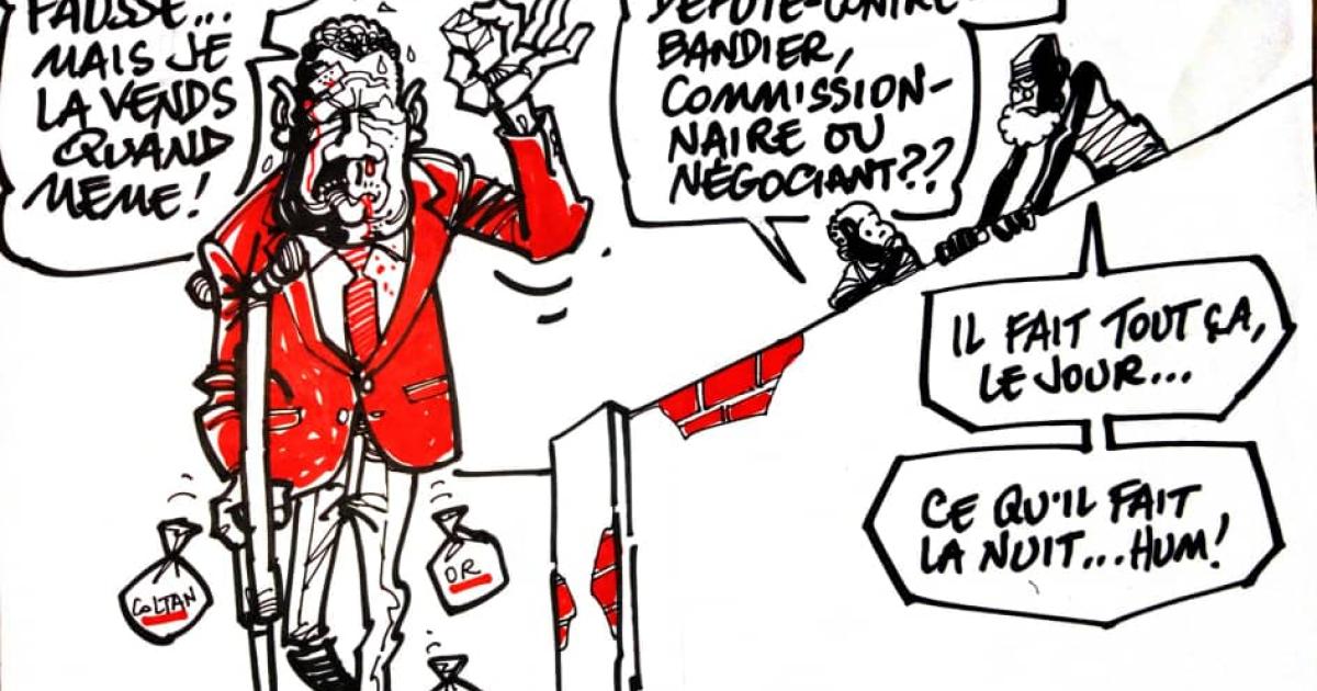 Caricature ACTUALITE.CD réalisée par Kash