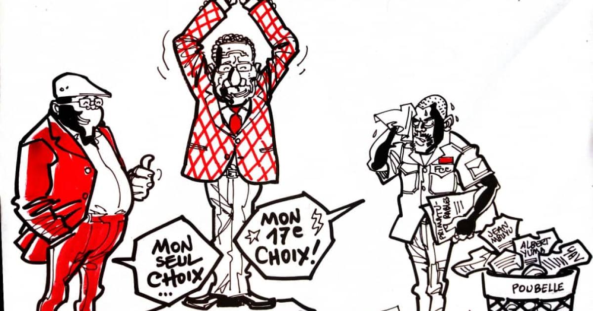 Caricature ACTUALITE.CD réalisée par Kash