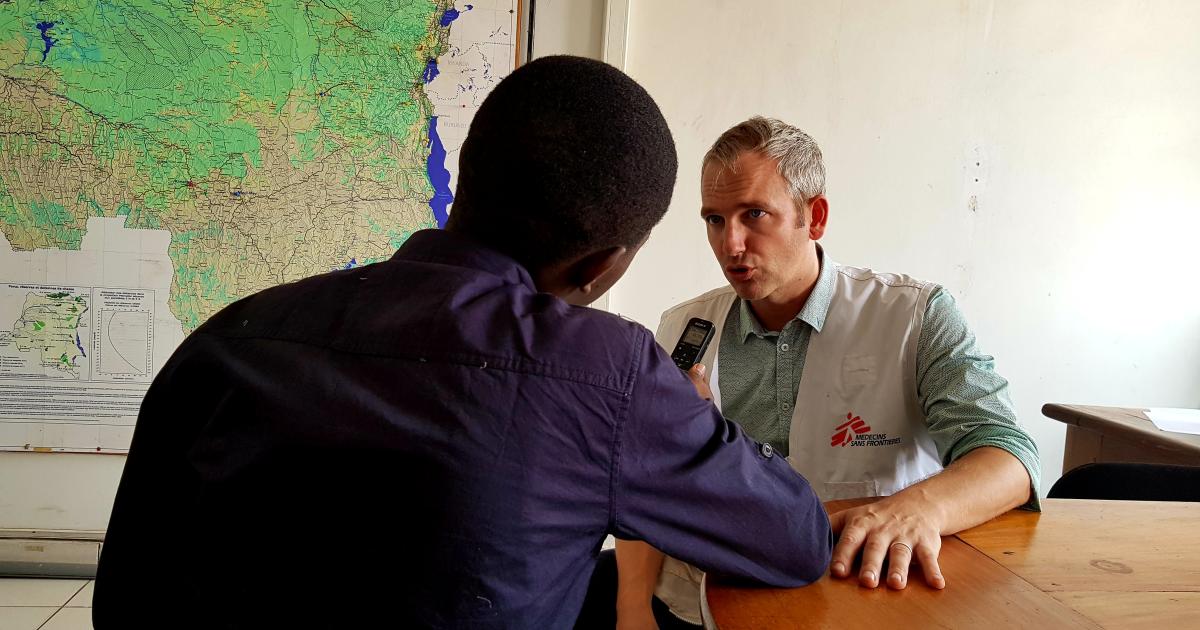 ITW avec le chef de mission de MSF en RDC 