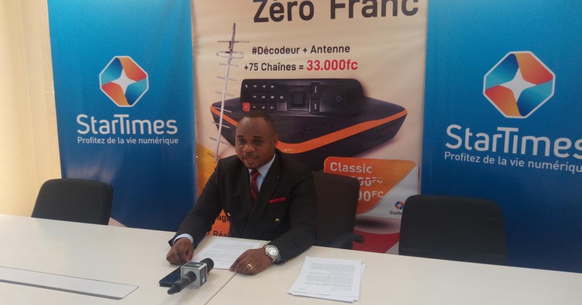 Rodrigue Kalombo directeur de communication de StarTimes