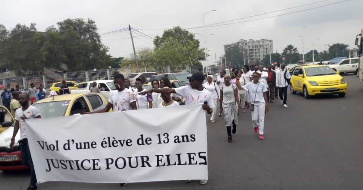 Viol de la mineure: marche de solidarité